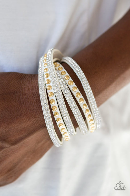 I BOLD You So - white - Paparazzi bracelet