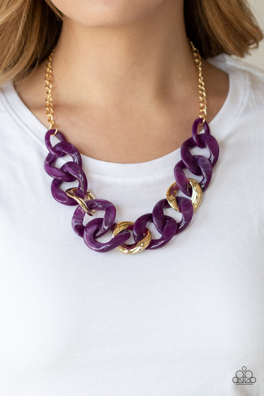 I Have a HAUTE Date - purple - Paparazzi necklace