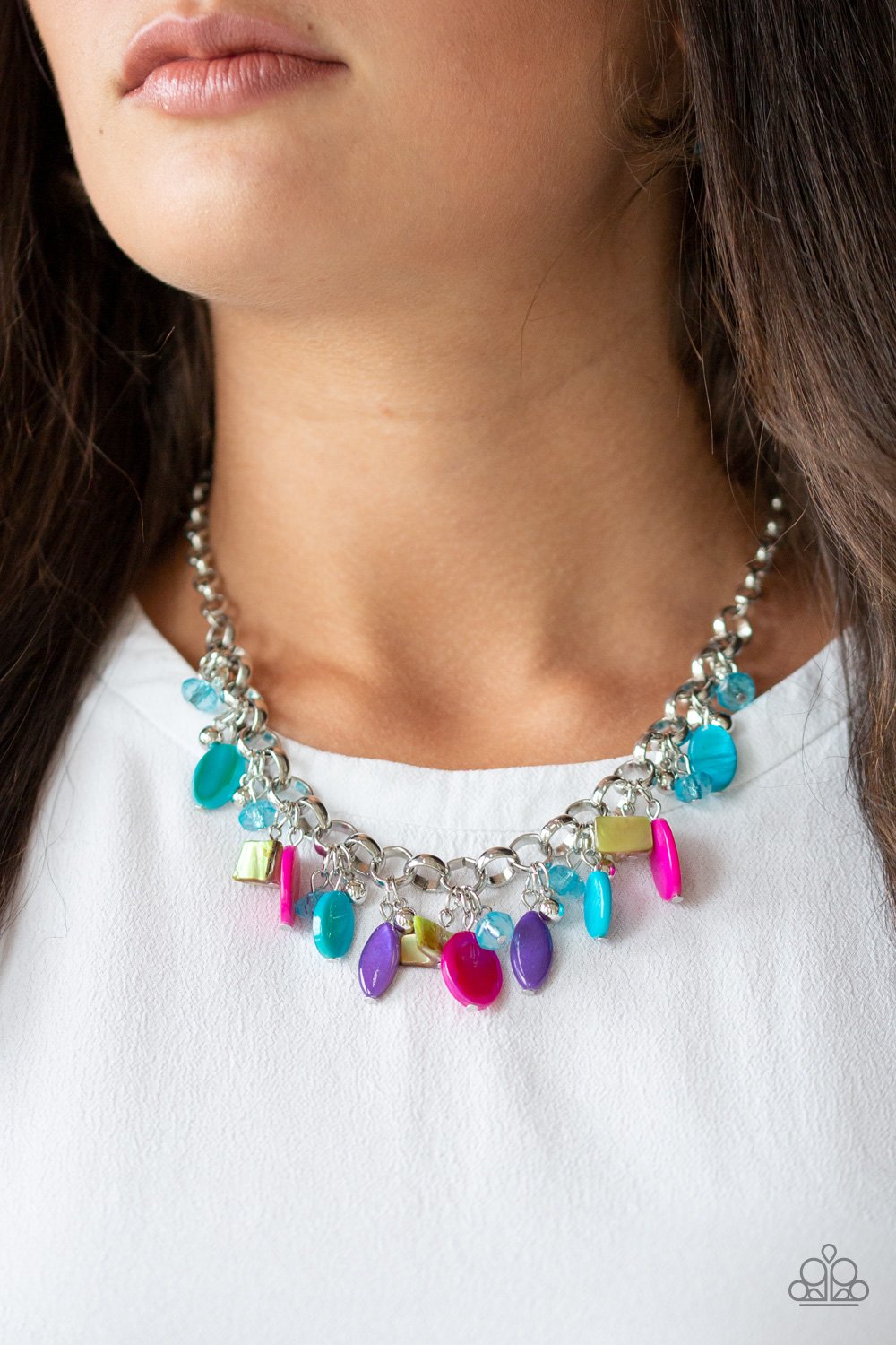 I Want to SEA the World-multi-Paparazzi necklace