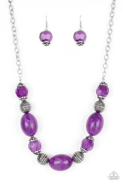 Ice Melt - purple - Paparazzi necklace