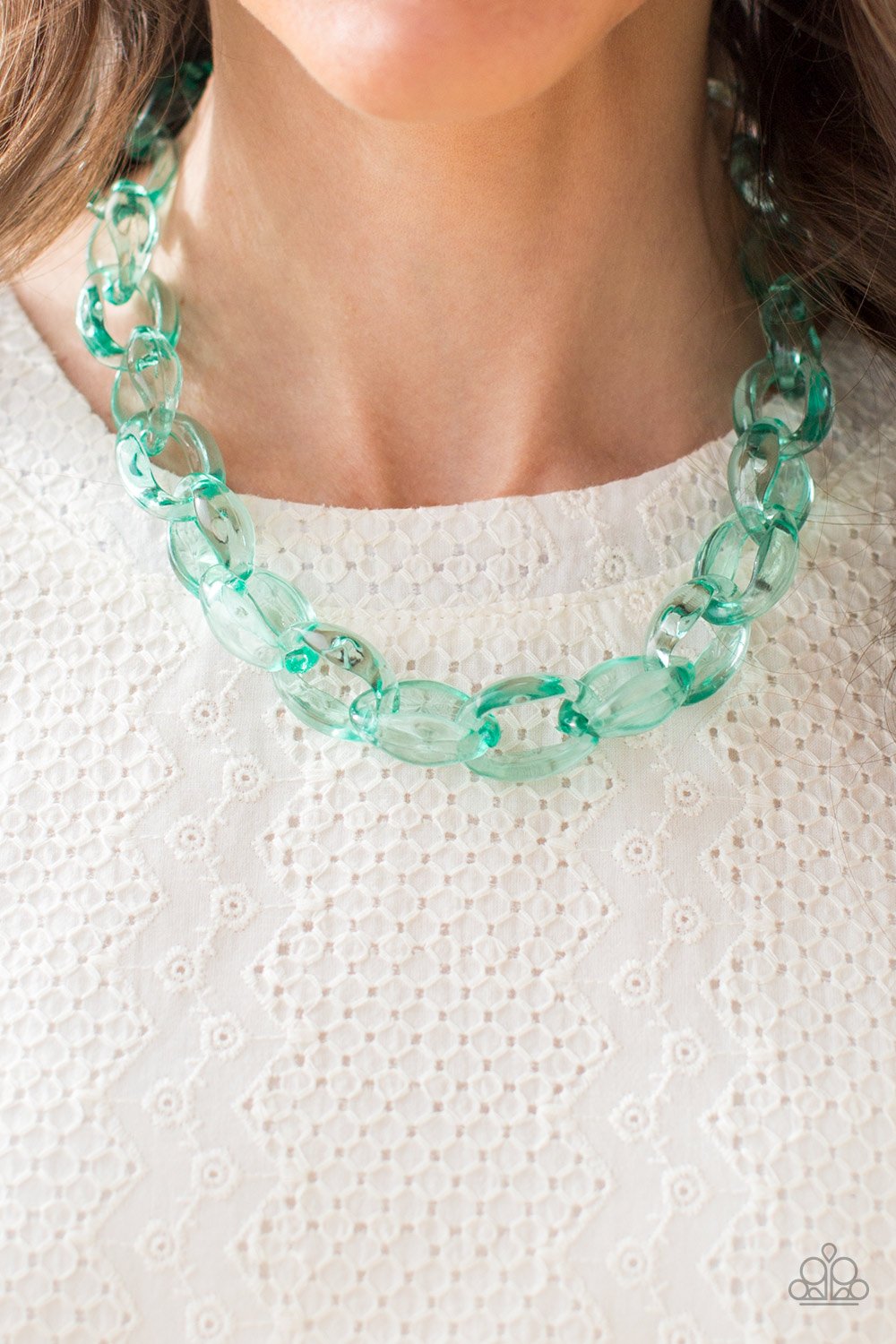 Ice Queen - green - Paparazzi necklace