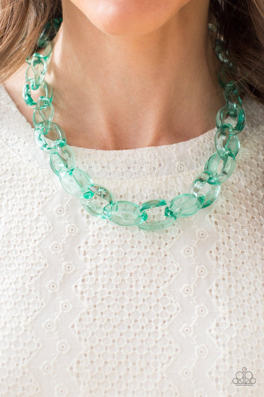 Ice Queen - green - Paparazzi necklace