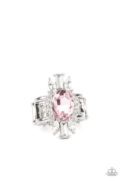 Icy Icon - pink - Paparazzi ring