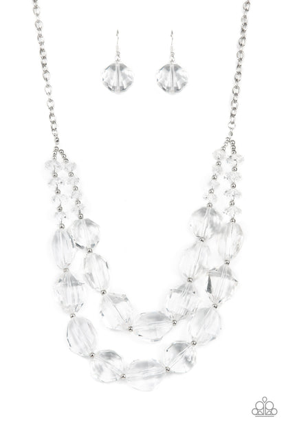 Icy Illumination - white - Paparazzi necklace