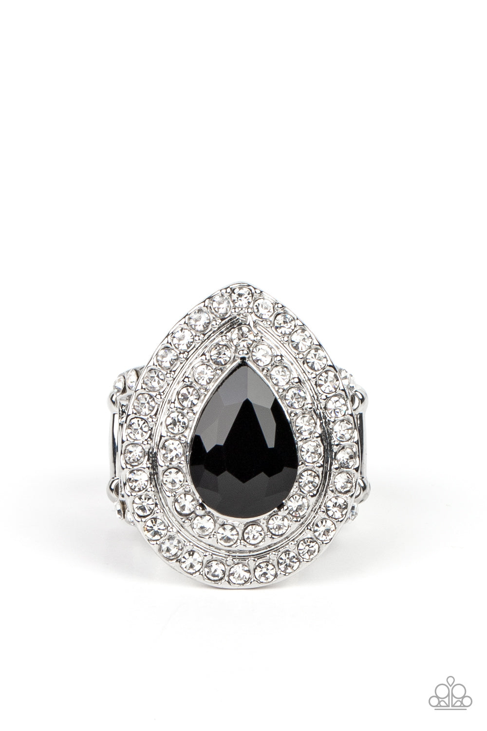 Icy Indulgence - black - Paparazzi ring