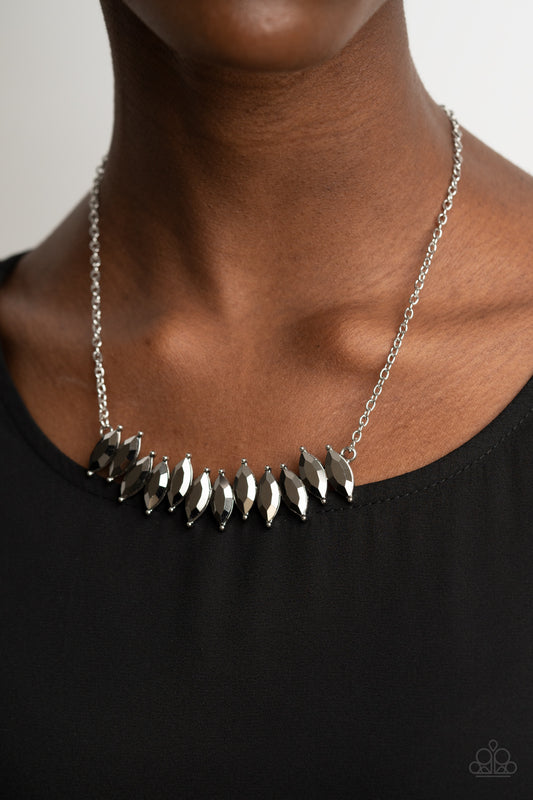 Icy Intensity - silver - Paparazzi necklace