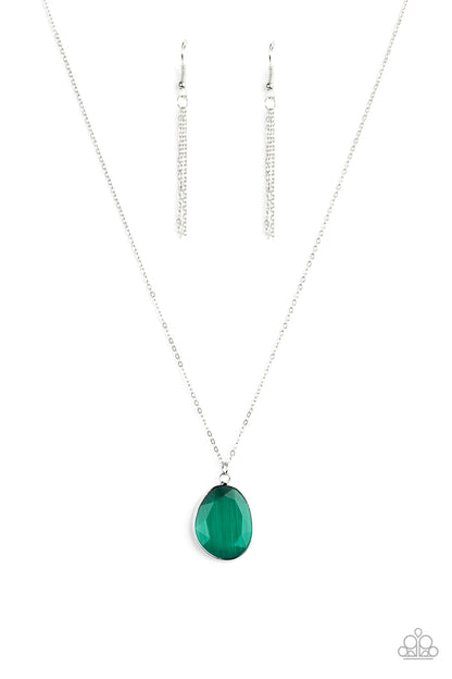 Icy Opalescence - green - Paparazzi necklace