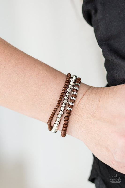 Ideal Idol-brown-Paparazzi bracelet