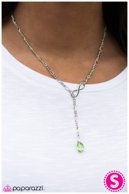 If Tomorrow Never Comes - Green - Paparazzi necklace