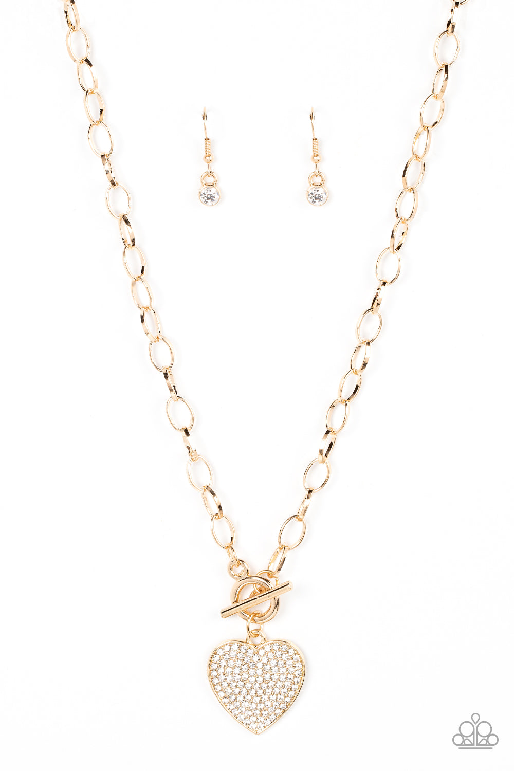 If You LUST - gold - Paparazzi necklace