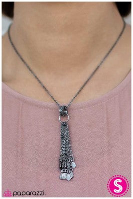 Ill Cry If I Want To! - Black - Paparazzi necklace