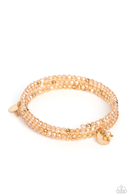 Illusive Infinity - gold - Paparazzi bracelet