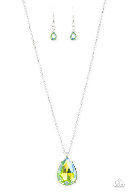 Illustrious Icon - Green - Paparazzi necklace