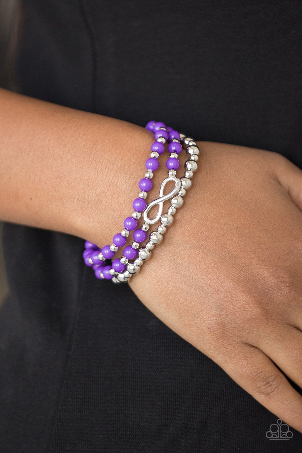 Immeasurably Infinite - purple - Paparazzi bracelet