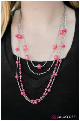 Imperfect Imperfections - pink - Paparazzi necklace