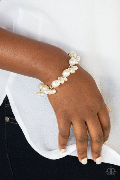 Imperfectly Perfect - white - Paparazzi bracelet