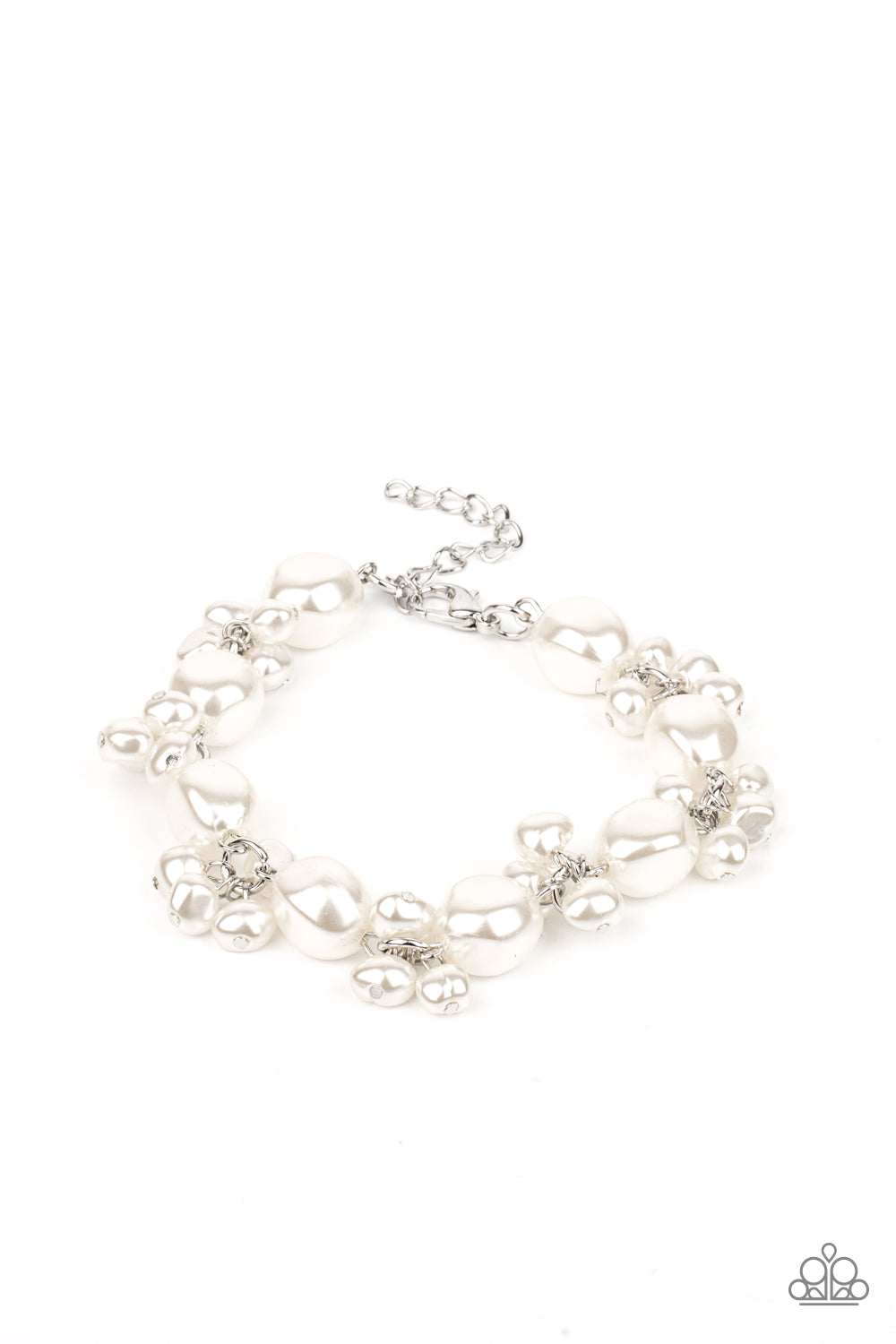 Imperfectly Perfect - white - Paparazzi bracelet