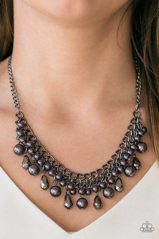 Imperial Idol - black - Paparazzi necklace
