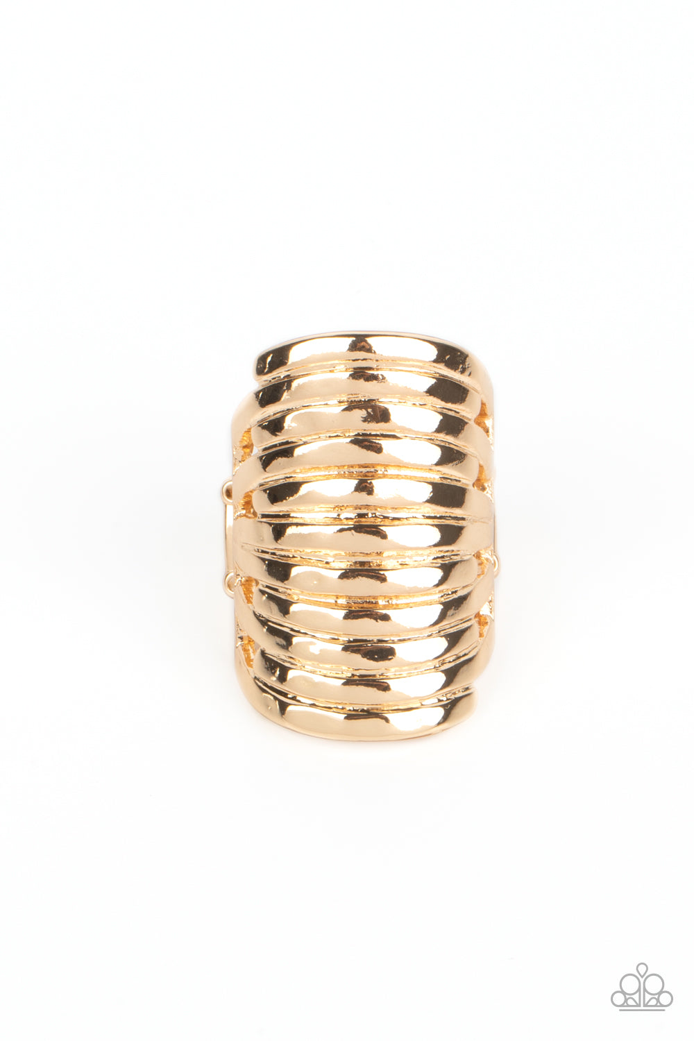 Imperial Glory - gold - Paparazzi ring