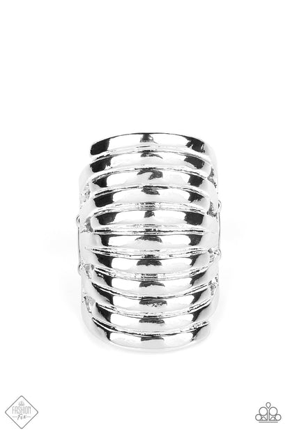 Imperial Glory - silver - Paparazzi ring
