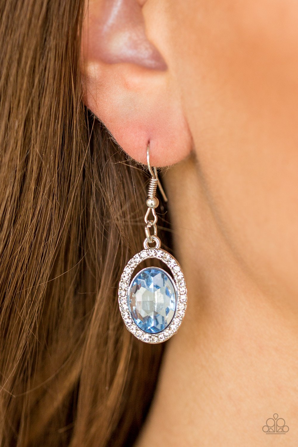 Imperial SHINESS - blue - Paparazzi earrings