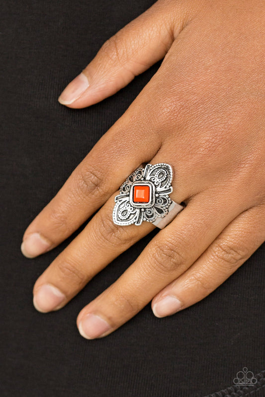 Impressive TREK Record - orange - Paparazzi ring