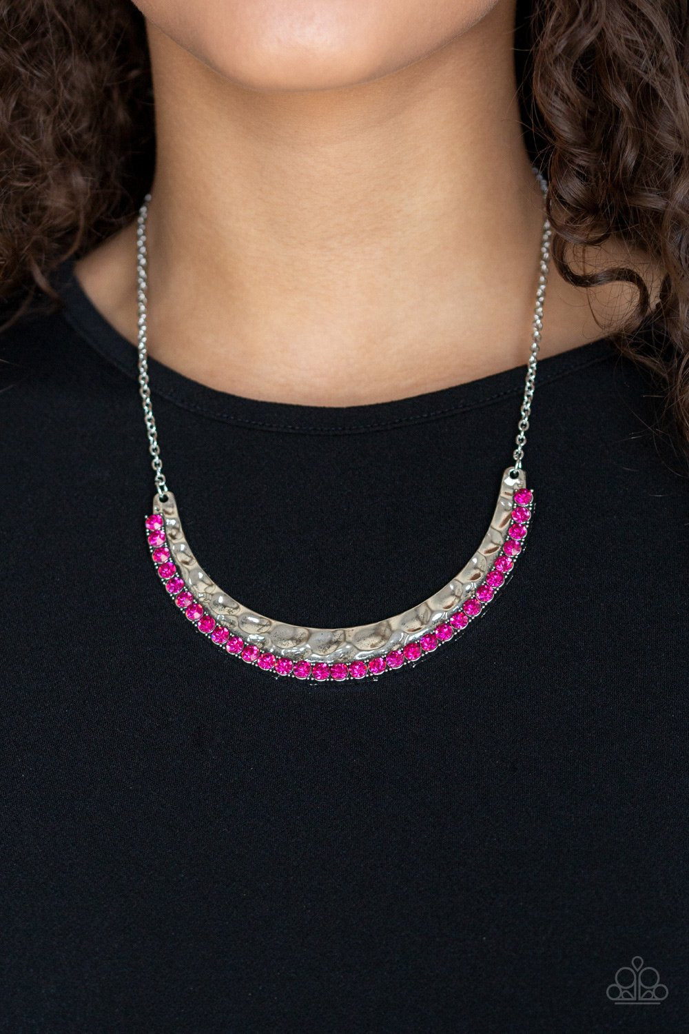 Impressive-pink-Paparazzi necklace