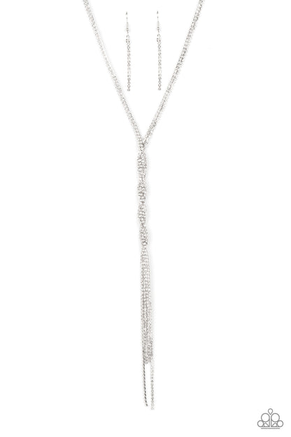 Impressively Icy - white - Paparazzi necklace