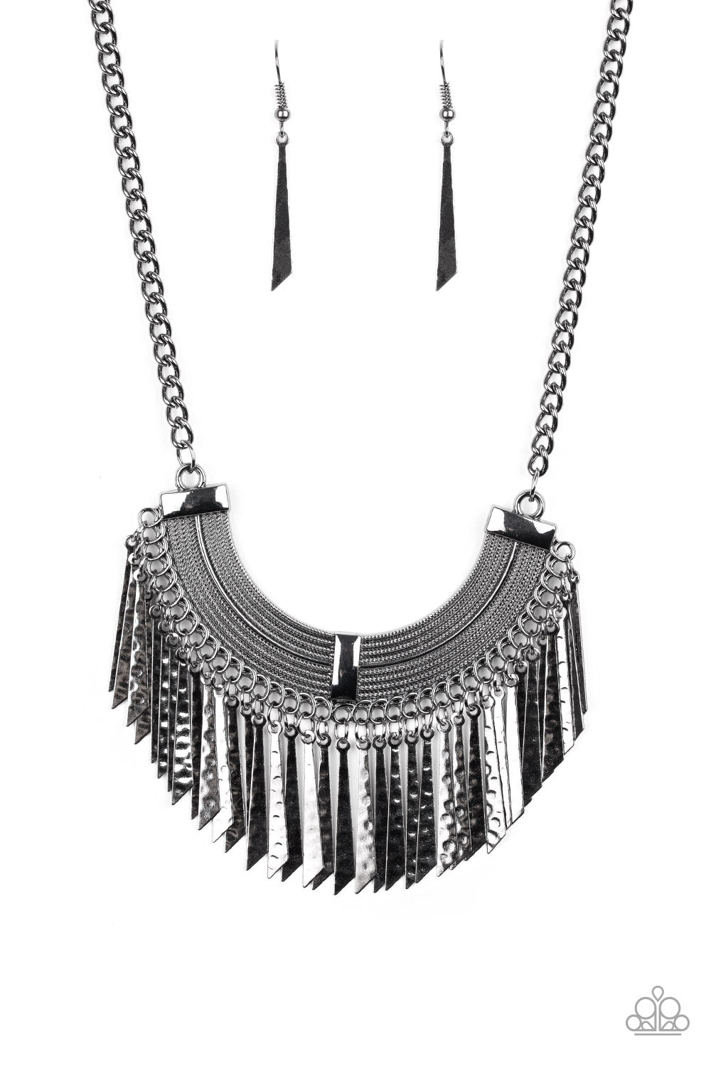 Impressively Incan - black - Paparazzi necklace