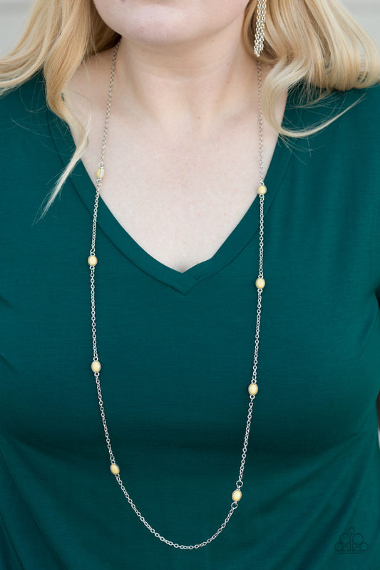 In Season - yellow - Paparazzi necklace
