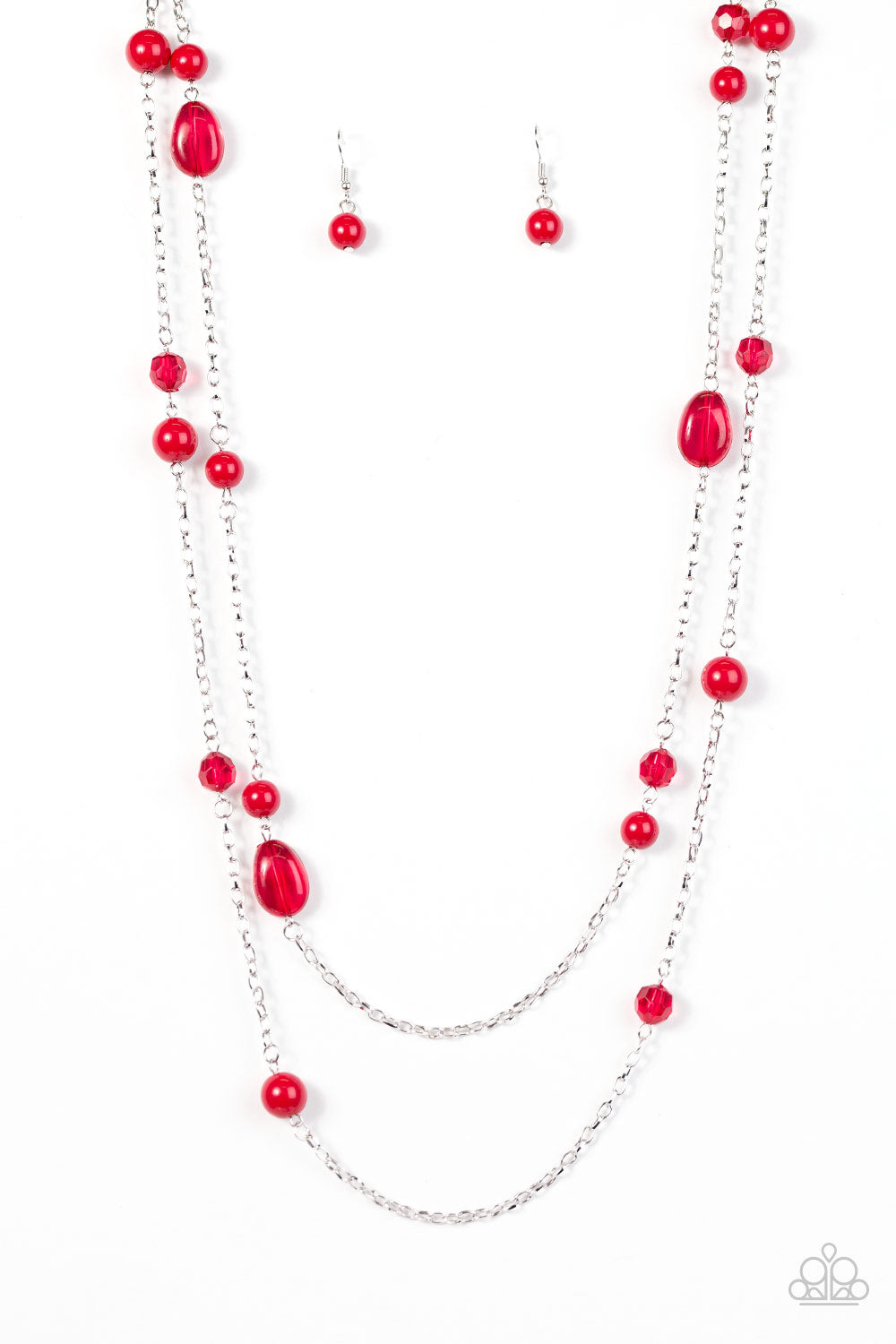 In Your GLEAMS - Red - Paparazzi necklace