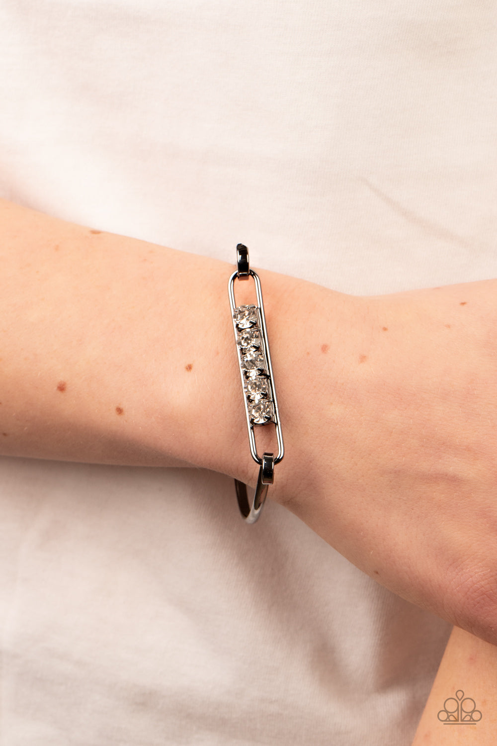 In CHARMS Way - black - Paparazzi bracelet