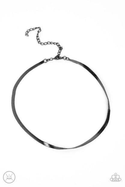 In No Time Flat - black - Paparazzi necklace