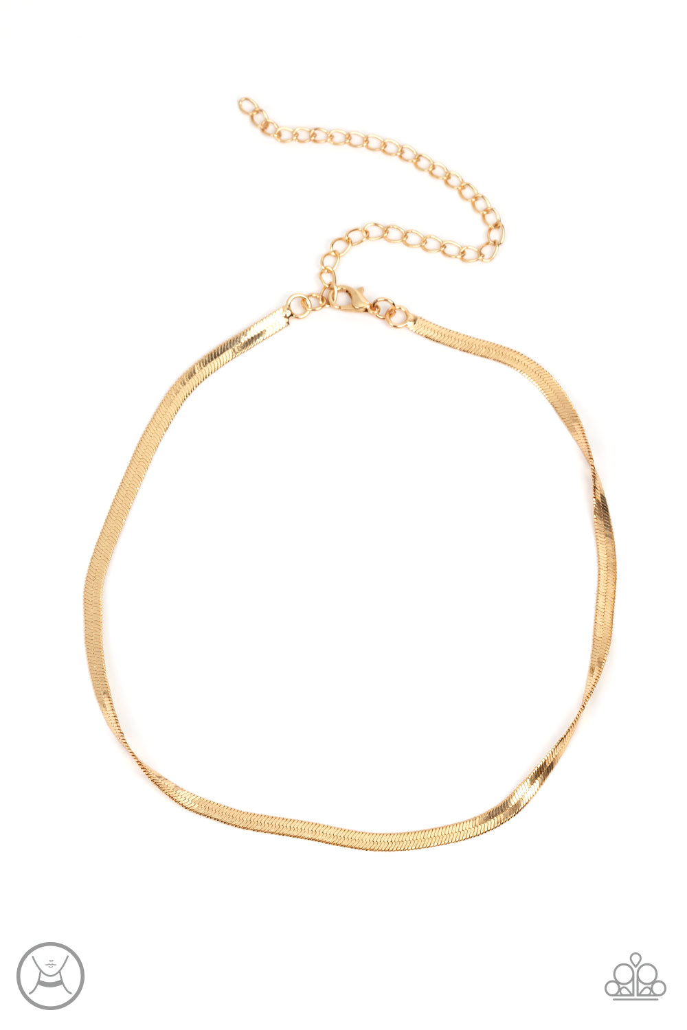 In No Time Flat - gold - Paparazzi necklace
