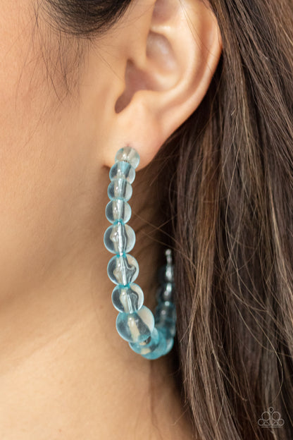In The Clear - blue - Paparazzi earrings