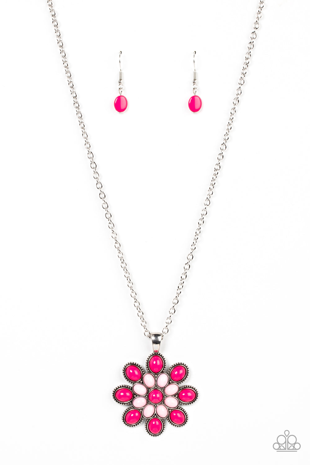 In the MEADOW of Nowhere - pink - Paparazzi necklace