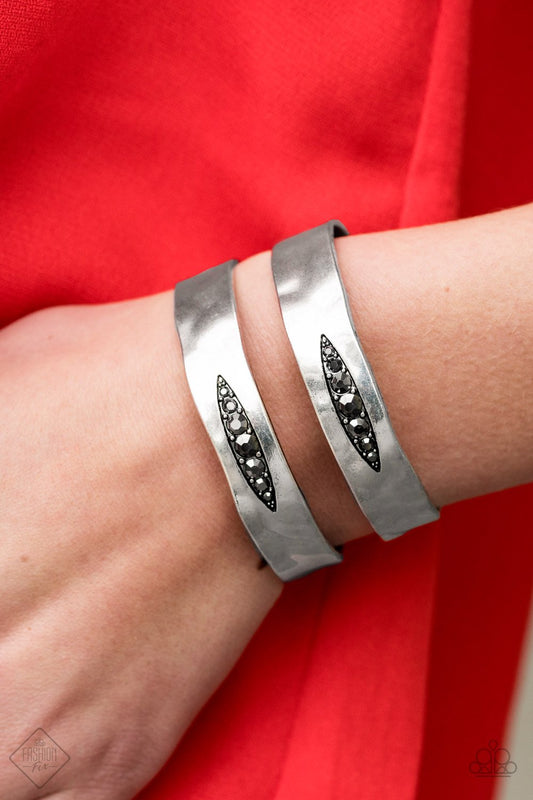 In HAUTE Pursuit - silver - Paparazzi bracelet