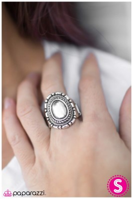 Incan Escapade - Silver- Paparazzi ring