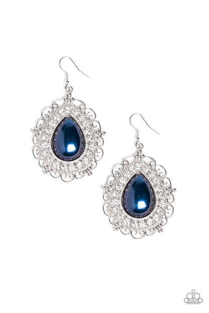 Incredibly Celebrity - blue - Paparazzi earrings