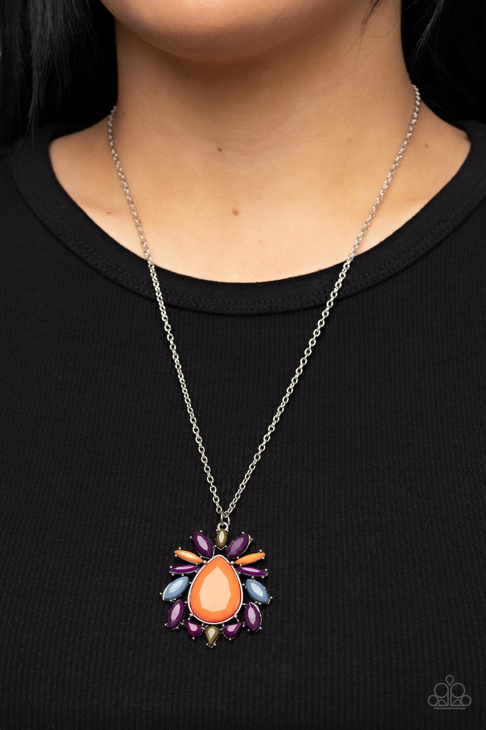 Indie Icon - multi - Paparazzi necklace