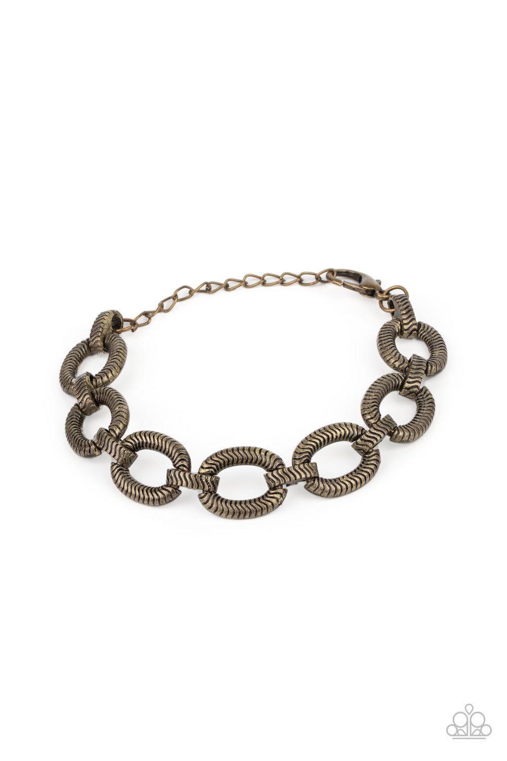 Industrial Amazon - brass - Paparazzi bracelet