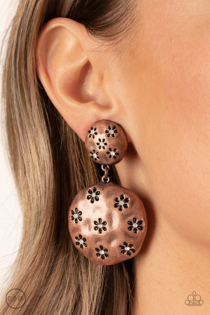 ​Industrial Fairytale - copper - Paparazzi CLIP ON earrings