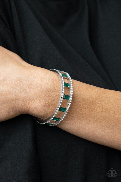 Industrial Icing - green - Paparazzi bracelet