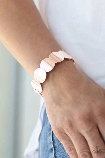 Industrial Influencer - rose gold - Paparazzi bracelet