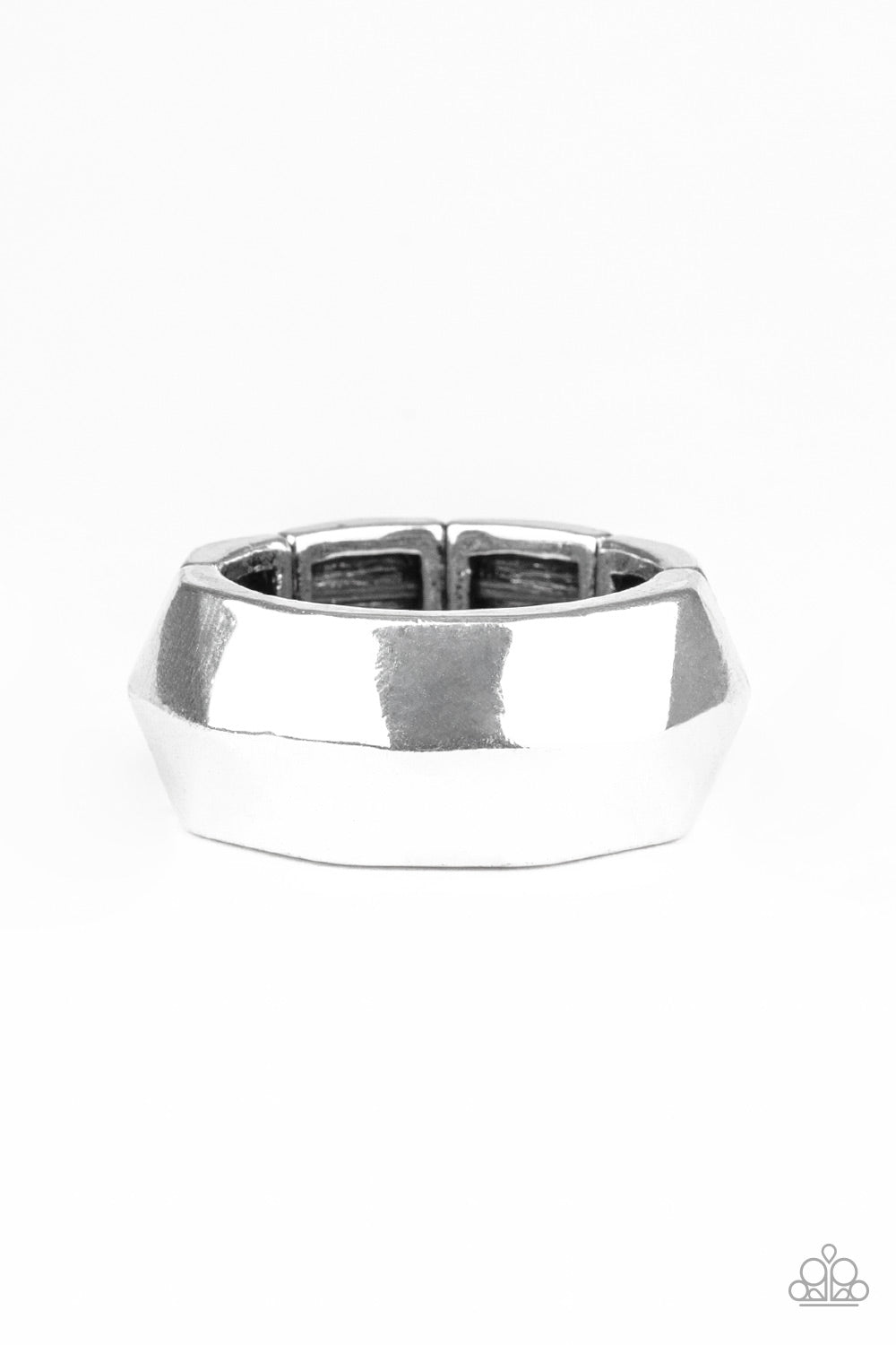 Industrial Mechanic - silver - Paparazzi MENS ring