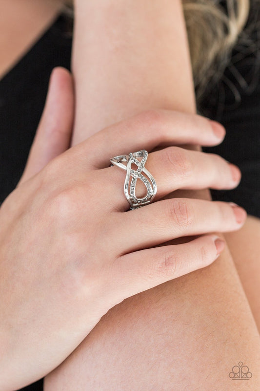 Infinite Illumination-silver-Paparazzi ring