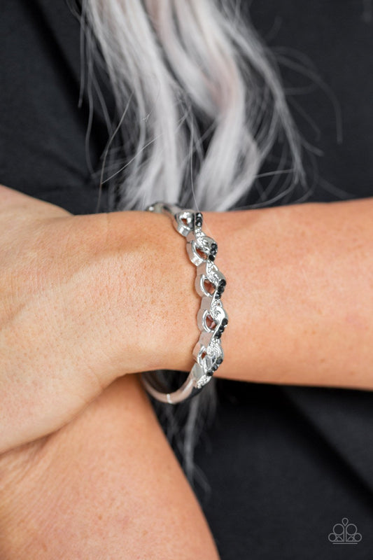 Infinite Sparkle-black-Paparazzi bracelet