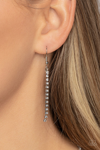 Infinitely Icy - white - Paparazzi necklace