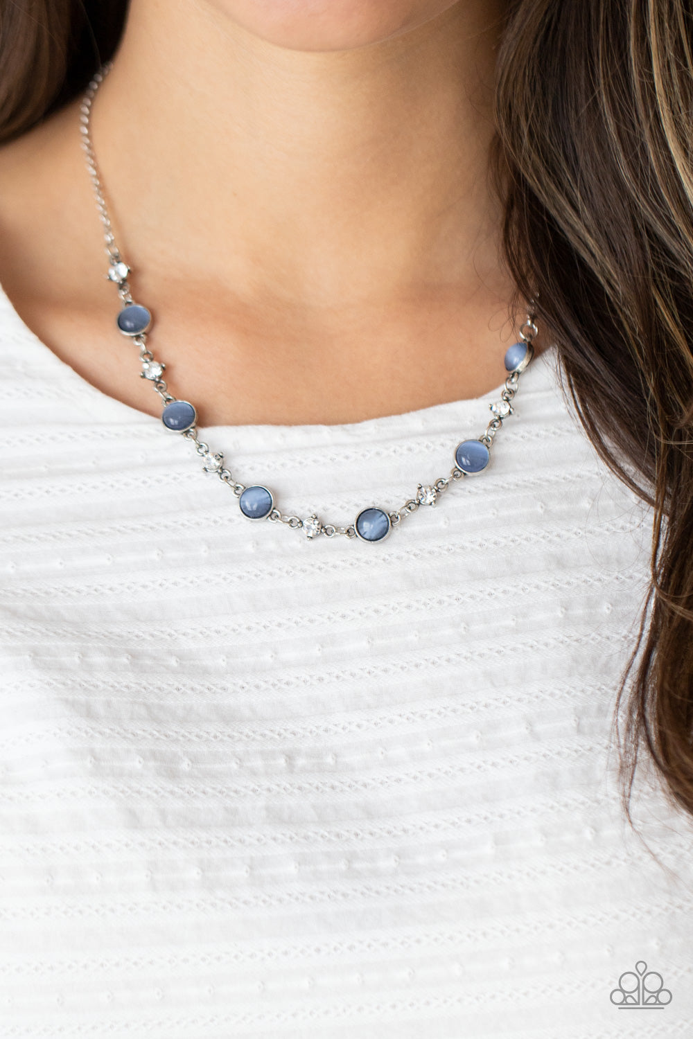 Inner Illumination - blue - Paparazzi necklace