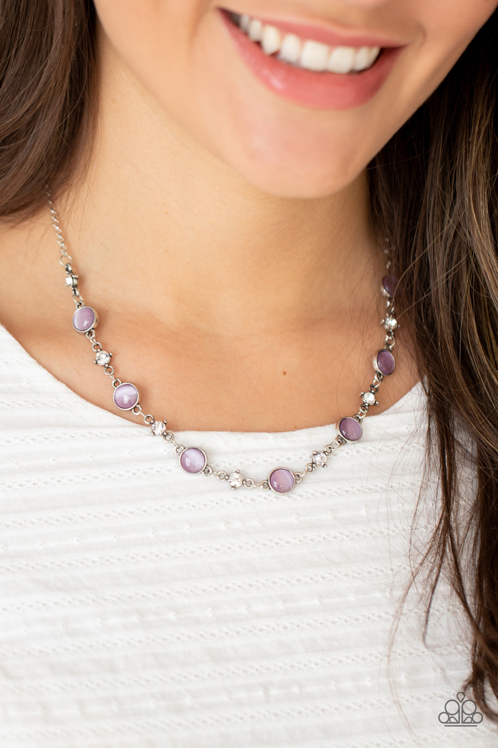 Inner Illumination - purple - Paparazzi necklace